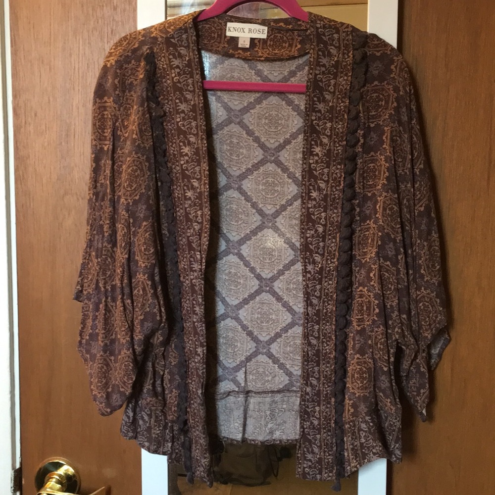 Tassel Kimono Style Cardigan